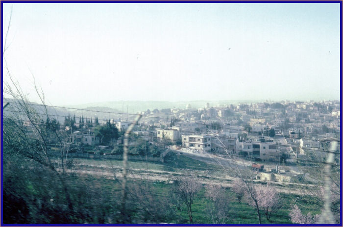 As we headed to the Mount of Olives we saw the Eastern Wall of Jerusalem